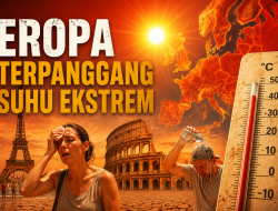 Eropa Terpanggang Suhu Ekstrem
