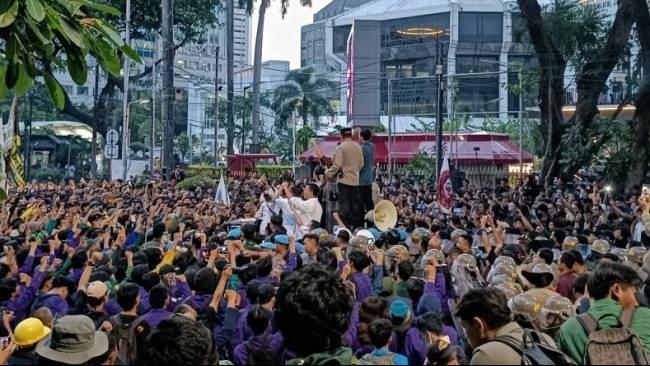 ilustrasi - TNI Jelaskan Peran Pengamanan Aksi Mahasiswa di Jakarta