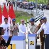 Presiden Prabowo Subianto meresmikan ruas jalan sepanjang 1.151 kilometer yang tersebar di 37 provinsi di seluruh Indonesia dari Kabupaten Sampang, Jawa Timur, pada Selasa (23/6/2026). ANTARA/HO-BPMI Setpres-Kris/pri.
