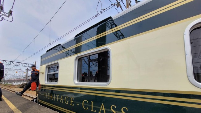 Prabowo Jajal Kereta Mewah Nusantara Explorer