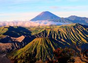 gunung bromo ilustrasi