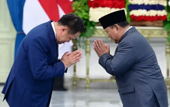 Presiden RI Prabowo Subianto dan Perdana Menteri (PM) Thailand Anutin Charnvirakul (Biro Pers Sekretariat Presiden)