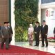 Presiden RI Prabowo Subianto tiba di Kompleks Parlemen, Jakarta, jelang pidato kenegaraan dalam agenda sidang tahunan MPR, Jumat (14/8). (TV Parlemen)
