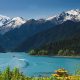 Danau Tianshan Tianchi di Daerah Otonomi Uighur Xinjiang