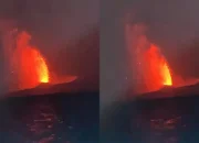 Anak Krakatau Erupsi Lagi, Abu Tak Terlihat
